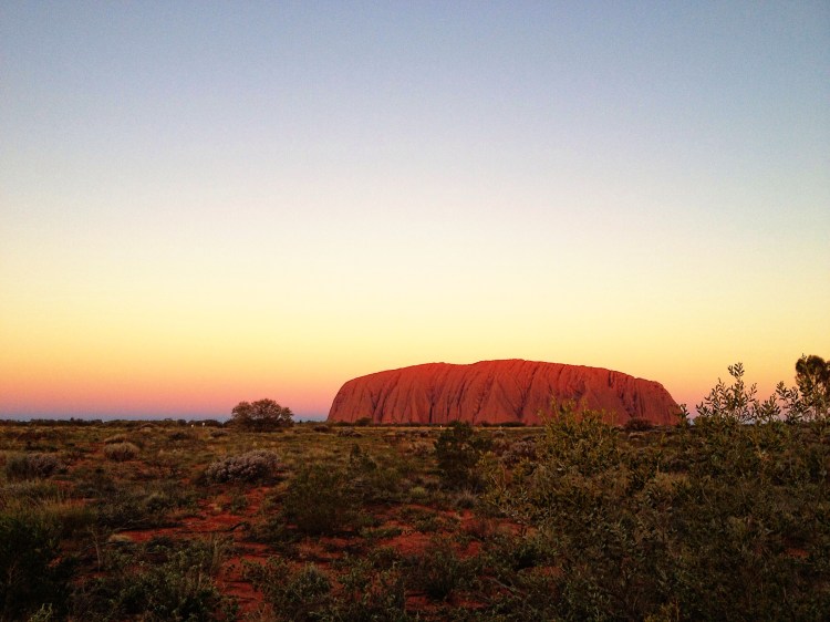 Uluru at Sunset 
